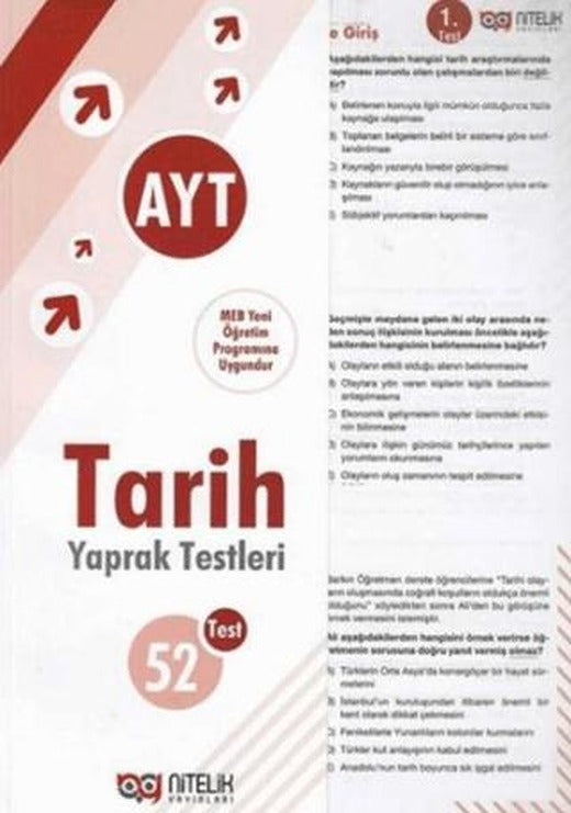 AYT Tarih Çek Kopart Yaprak Test