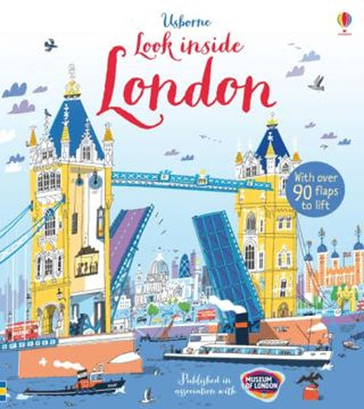 Look Inside London | Usborne (Ciltli)