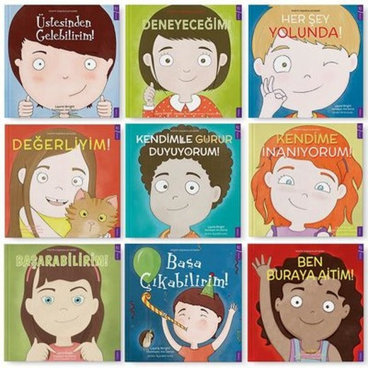 Pozitif Düşünceler Serisi Seti - 9 Kitap Takım | Sola Kidz