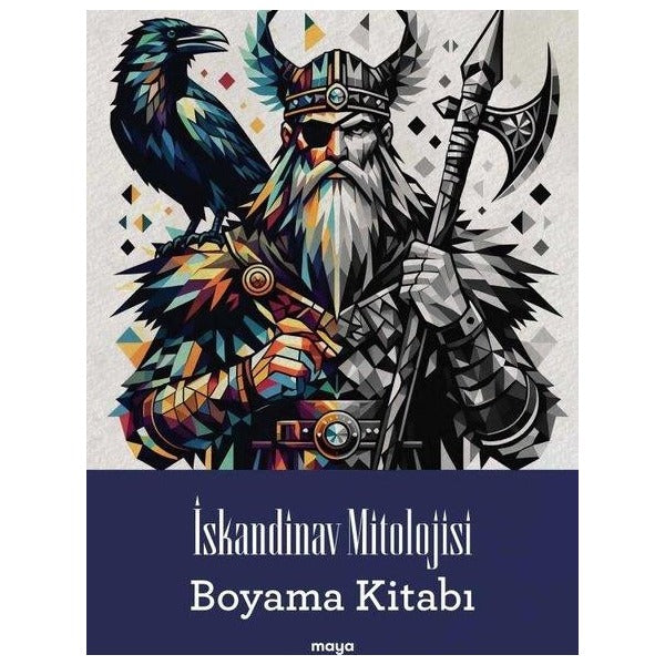 İskandinav Mitolojisi Boyama Kitabı | Maya Kitap (İnce Kapak)