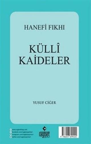 Külli Kaideler - Hanefi Fıkhı | Rağbet Yayınları (Ciltsiz) - Resim 1