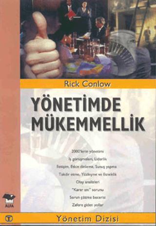 Yönetimde Mükemmellik | Alfa Yayınları (Ciltsiz) - Resim 1