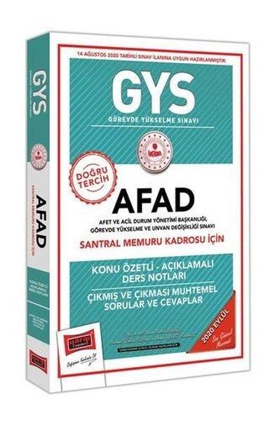 GYS AFAD Santral Memuru Kadrosu İçin Konu Özetli Çıkmış ve Çıkması Muhtemel Sorular | Yargı Yayınları (İnce Kapak) - Resim 1