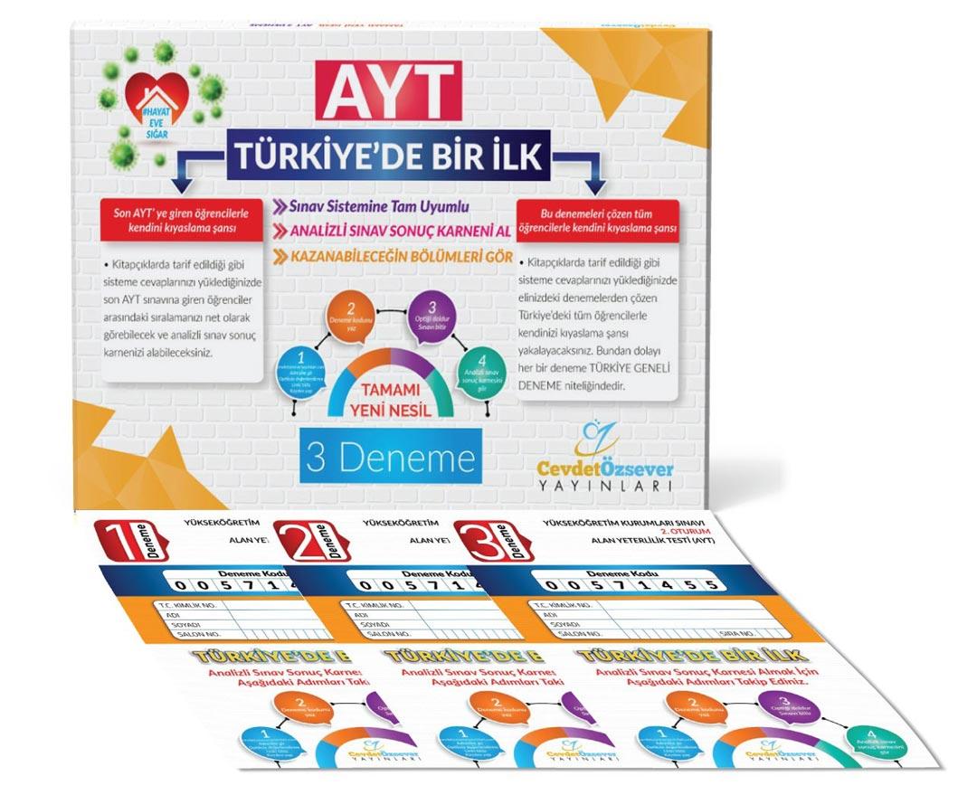 AYT Analizli 3 Deneme Cevdet Özsever (Kampanyalı) - Resim 1