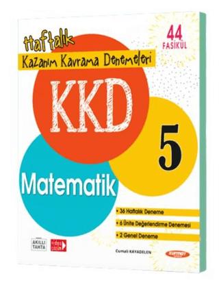 KKD 5. Sınıf Matematik Haftalık Kazanım Kavrama Denemeleri | Kurmay Yayınları (Ciltsiz) - Resim 1