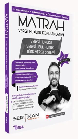 Matrah Vergi Hukuku Konu Anlatımı Vergi Hukuku – Vergi Usul Hukuku-Türk Vergi Sistemi | Temsil Kitap (Ciltsiz) - Resim 1