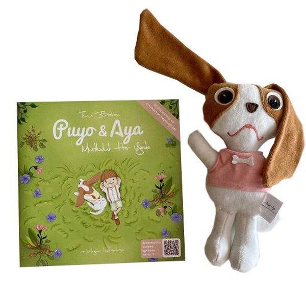 Puyo ve Aya-Mutluluk Her Yerde-Oyuncaklı | Puyo And Aya Yayınları (İnce Kapak) - Resim 1