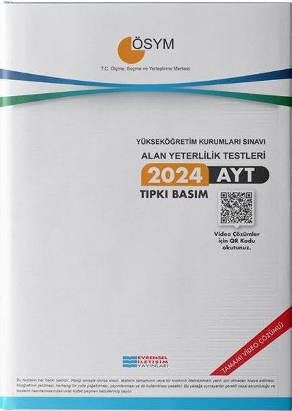 2024 AYT Çıkmış Sorular Video Çözümlü | Evrensel İletişim Yayınları (İnce Kapak) - Resim 1