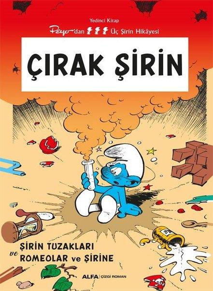 Çırak Şirin - Şirin Tuzakları ve Romeolar ve Şirine - Peyo'dan Üç Şirin Hikayesi - Yedinci Kitap | Alfa Yayıncılık (İnce Kapak) - Resim 1
