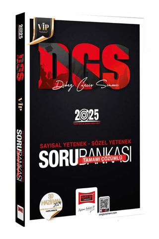 2025 DGS VİP Sayısal-Sözel Tamamı Çözümlü Soru Bankası | Yargı Yayınevi (Ciltsiz) - Resim 1