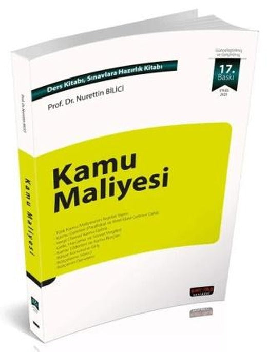 2025 Kamu Maliyesi | Savaş Yayınevi (Ciltsiz)