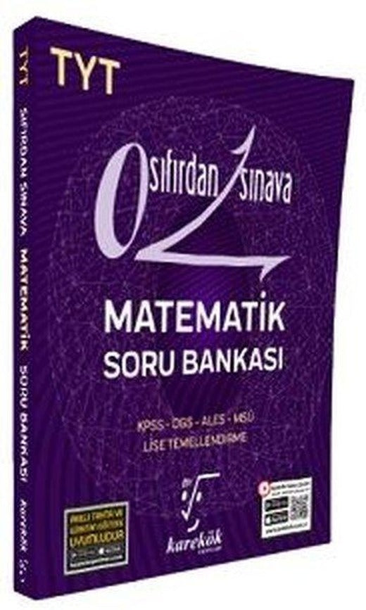 TYT Sıfırdan Sınava Matematik Soru Bankası | Karekök Eğitim Yayın (İnce Kapak)