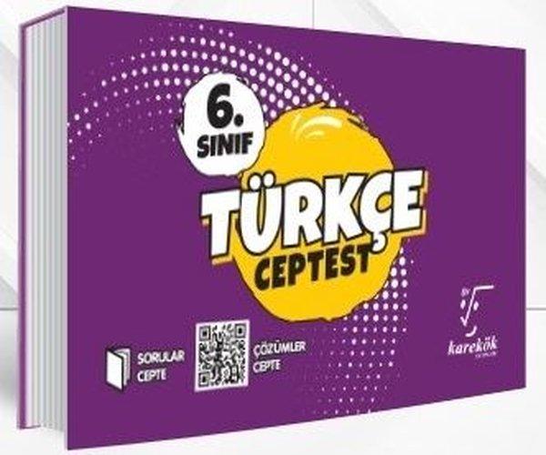 6.Sınıf Türkçe Cep Test | Karekök Eğitim Yayın (Cep Boy) - Resim 1