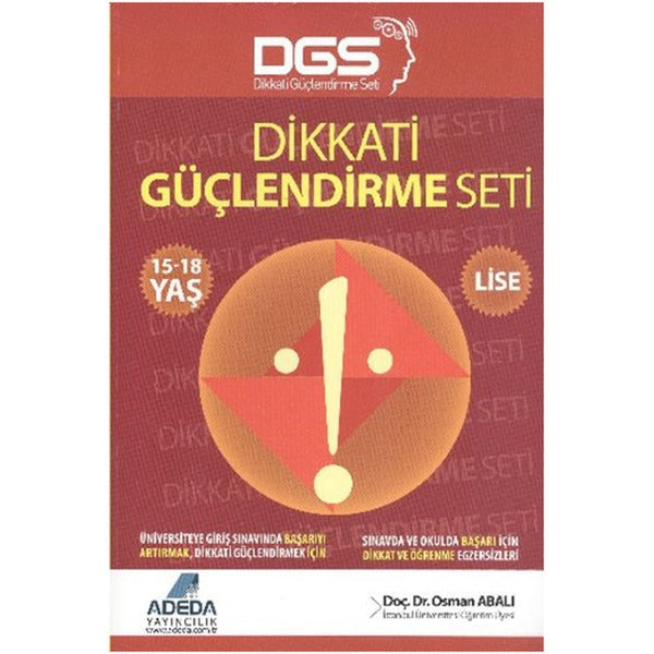 Adeda DGS Dikkati Güçlendirme Seti Lise 15-18 Yaş
