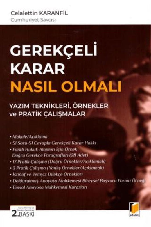 Gerekçeli Karar Nasıl Olmalı | Adalet Yayınevi (Ciltsiz)