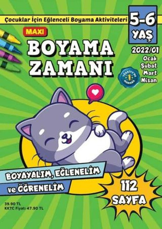 Maxi Boyama Zamanı 2 | Maxi Yayıncılık (Ciltsiz)