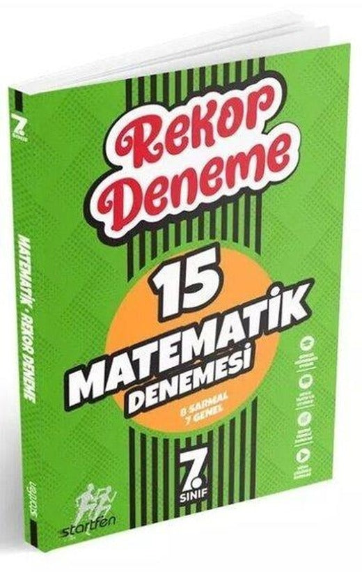 7. Sınıf Matematik Rekor Deneme | Startfen Yayınları (İnce Kapak)