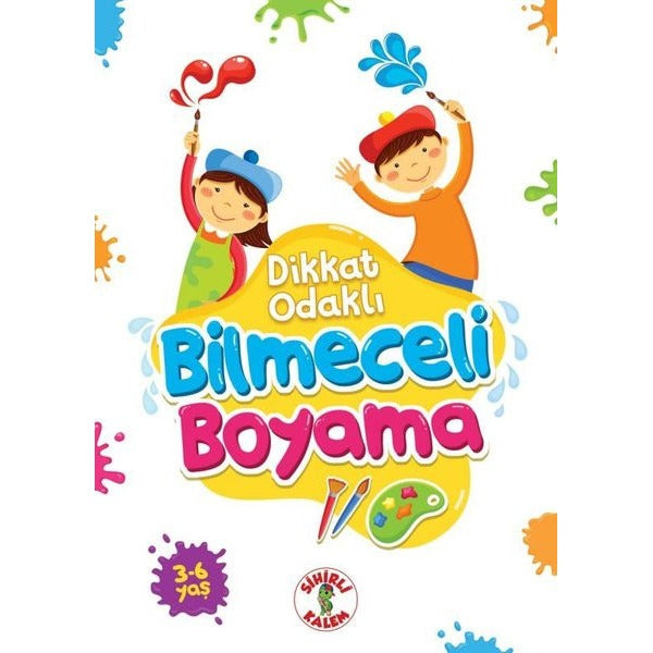 Bilmeceli Boyama-Dikkat Odaklı 3-6 Yaş | Sihirli Kalem