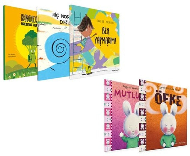 Resimli Kitap Serisi Seti - 5 Kitap Takım | Doğan Çocuk (İnce Kapak)