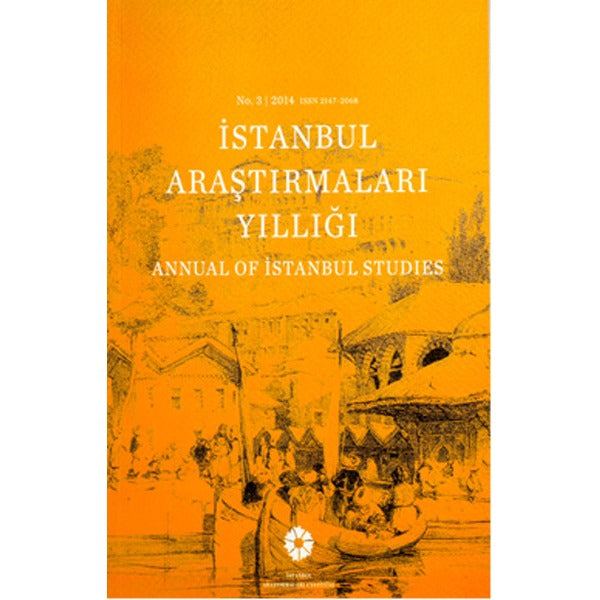 İstanbul Araştırmaları Yıllığı No.3 - 2014 | İstanbul Araştırmaları Enstitüsü