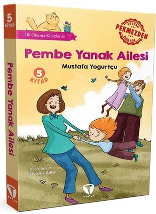 Pembe Yanak Ailesi İlk Okuma Kitaplarım Seti - 5 Kitap Takım | Turkuvaz Çocuk (İnce Kapak)