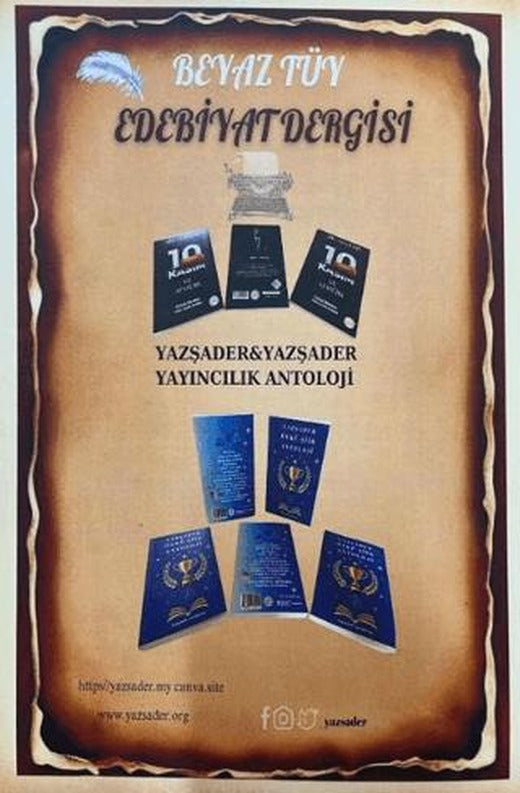 Beyaz Tüy Edebiyat Dergisi Sayı: 5 | Yazşader Yayıncılık (Ciltsiz)