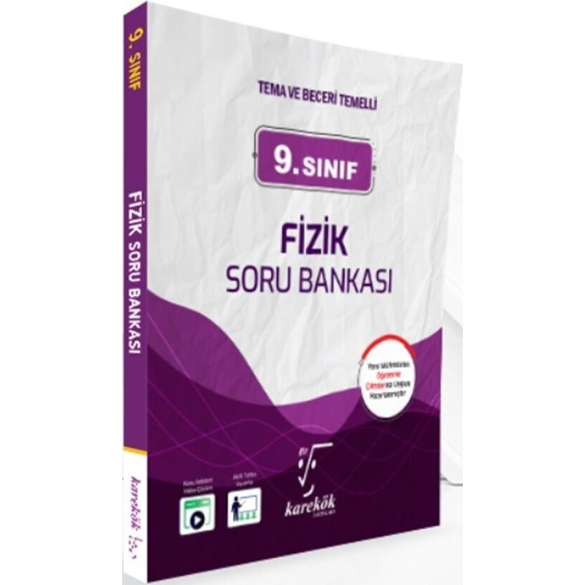 9.Sınıf Fizik Soru Bankası | Karekök Eğitim Yayın (İnce Kapak)