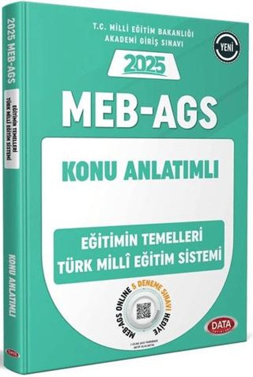 MEB AGS Eğitimin Temelleri Türk Milli Eğitim Konu Anlatımlı | Data Yayınları (Ciltsiz)
