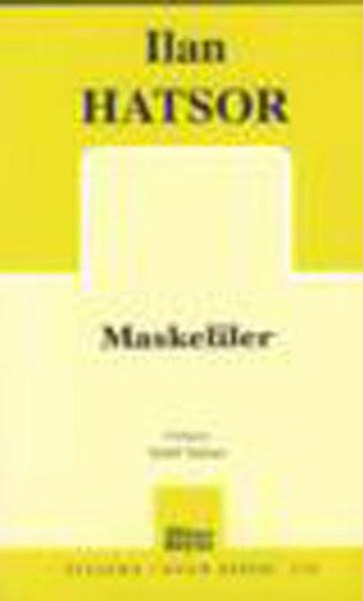 Maskeliler | Mitos Boyut Yayınları - Tiyatro Oyun Dizisi (İnce Kapak)