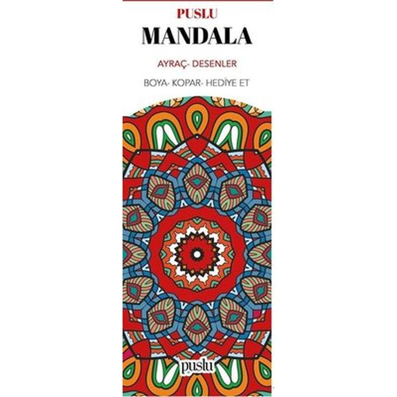 Mandala Ayraç - Desenler | Puslu Yayıncılık (İnce Kapak)