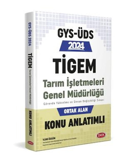 Tarım İşletmeleri Genel Müdürlüğü Tigem GYS ÜDS Ortak Alan Konu Anlatımlı