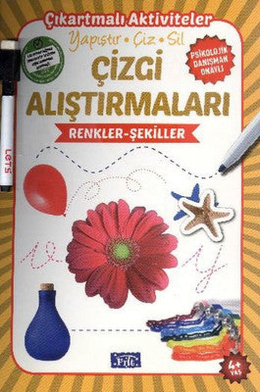 Çizgi Alıştırmaları - Renkler - Şekiller | Parıltı Yayınları
