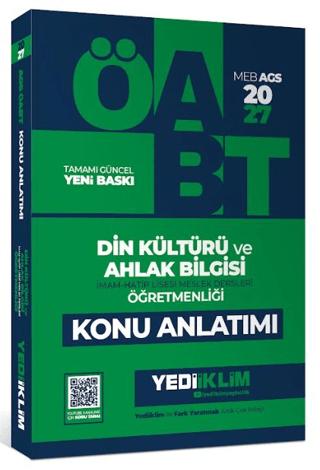 2027 MEB AGS ÖABT Din Kültürü ve Ahlak Bilgisi Öğretmenliği Konu Anlatımı | Yediiklim Yayınları (Ciltsiz) - Resim 1