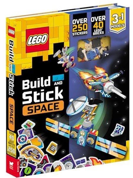 LEGO Books Build and Stick: Space | Michael O'Mara Books Ltd (Ciltli) - Resim 1
