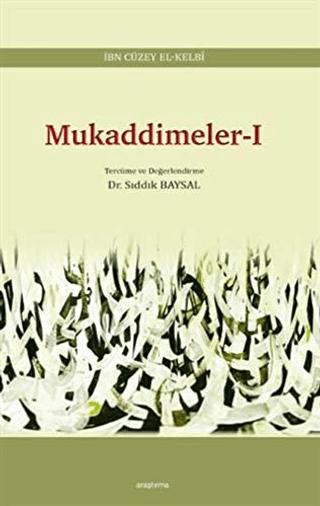 Mukaddimeler 1 | Araştırma Yayınları (Ciltsiz) - Resim 1