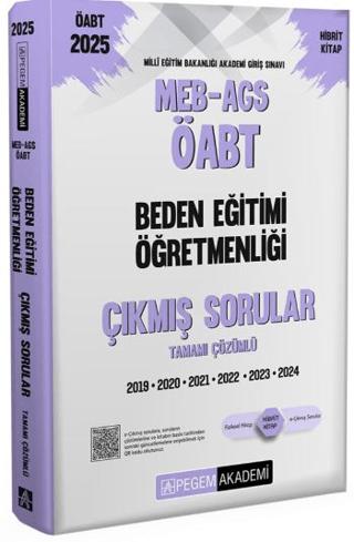 2025 MEB-AGS-ÖABT Beden Eğitimi Öğretmenliği Tamamı Çözümlü Çıkmış Sorular | Pegem Akademi Yayıncılık (Ciltsiz) - Resim 1
