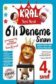 4.Sınıf 6 Deneme Sınavı Kral Yeni Nesil - Damla kitap kapağı