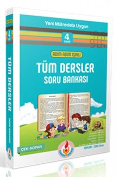 4.Sınıf Adım Adım Işıklı Tüm Dersler Soru Bankası - Kolektif kitap kapağı