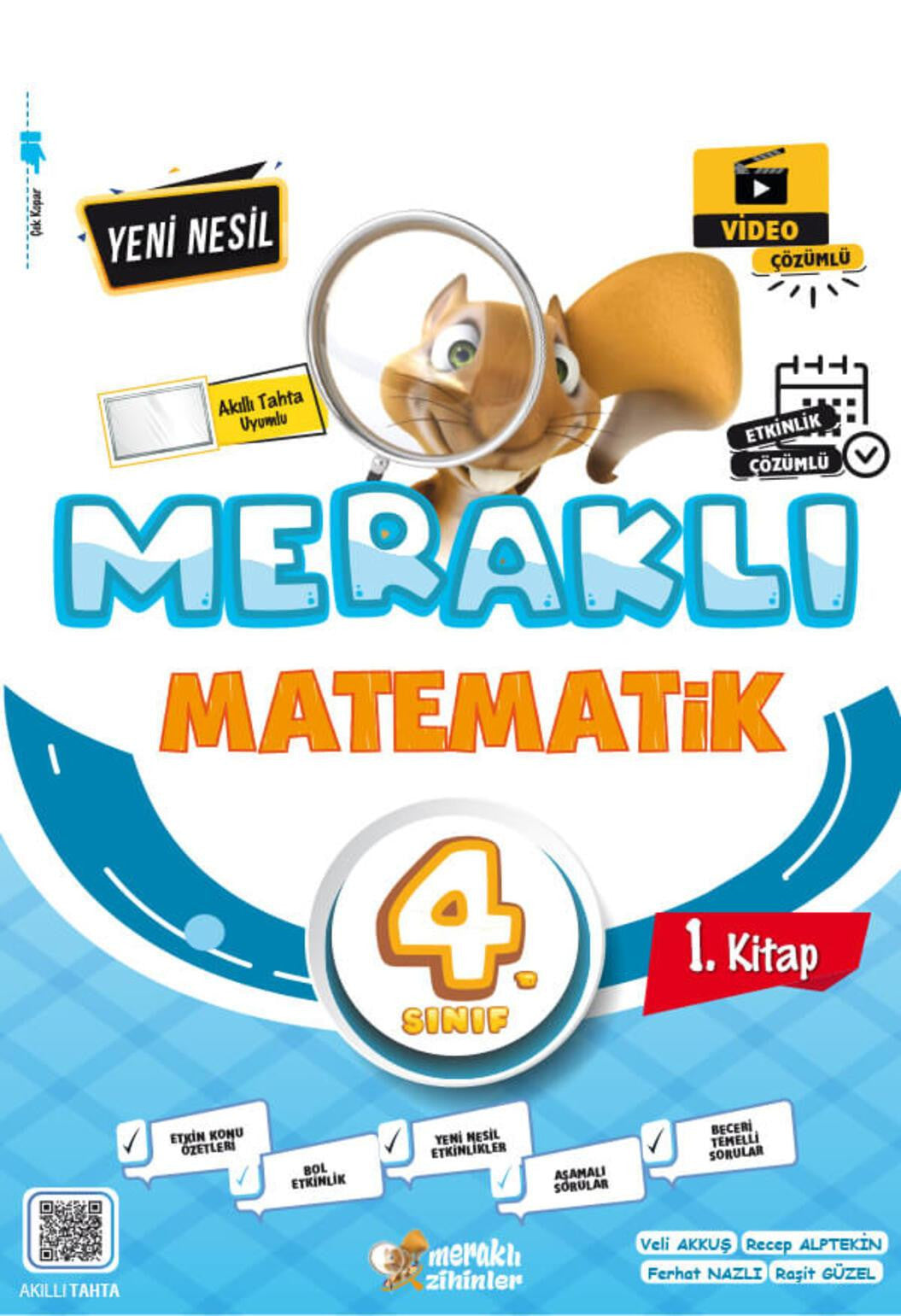 4. Sınıf Meraklı Matematik 1. Kitap kitap kapağı