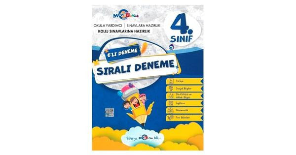 4.Sınıf Sarmal 6'Lı Deneme - Mavi Boncuk kitap kapağı