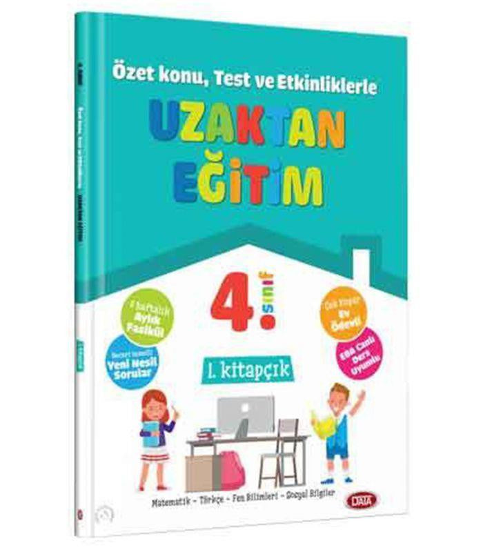 4.Sınıf Uzaktan Eğitim 1.Kitapçık - Data Yayınları kitap kapağı