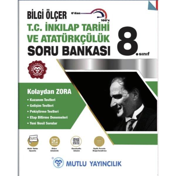 8. Sınıf İnkilap Tarihi Bilgi Ölçer Soru Bankası | Mutlu Yayıncılık (İnce Kapak) - Resim 1