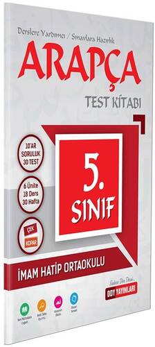 5. Sınıf Arapça Test Kitabı - Kolektif kitap kapağı