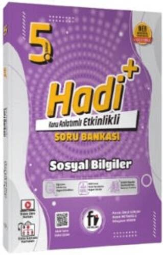 5. Sınıf Hadi+ Sosyal Bilgiler Soru Bankası - Kemal Metinoğlu kitap kapağı