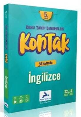 Paraf Yayınları 5. Sınıf Kontak İngilizce Denemeleri - Kolektif kitap kapağı