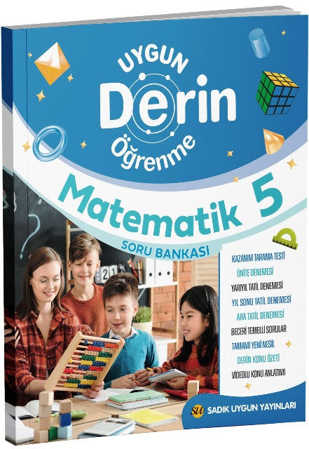 5. Sınıf Matematik Derin Öğrenme Soru Bankası kitap kapağı