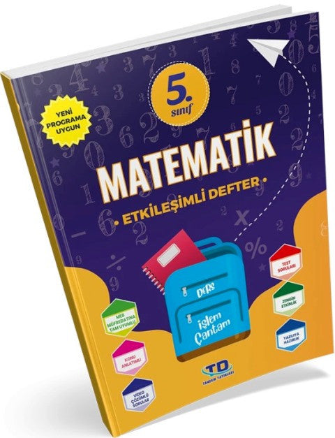 5. Sınıf Matematik Etkileşimli Defter kitap kapağı