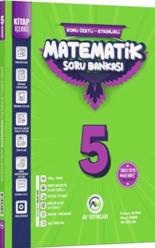 5. Sınıf Matematik Kazanım Etkinlikli Soru Bankası - Furkan Aydın kitap kapağı