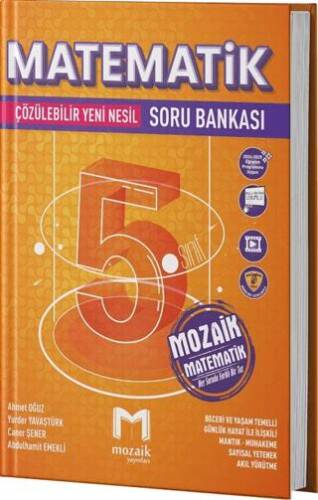 Mozaik Yayınları 5. Sınıf Matematik Soru Bankası - Ahmet Oğuz kitap kapağı