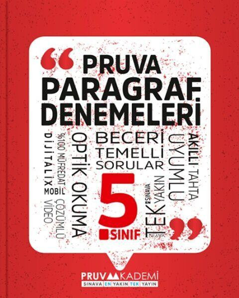 5. Sınıf Paragraf Denemeleri Pruva Akademi - Kolektif kitap kapağı